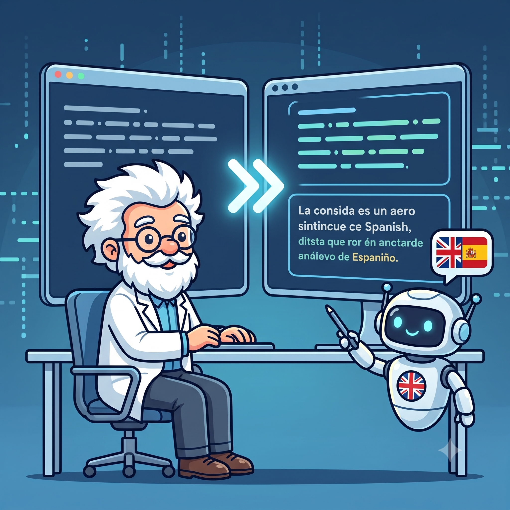Language Rephrasing - Learn with AI feature screenshot